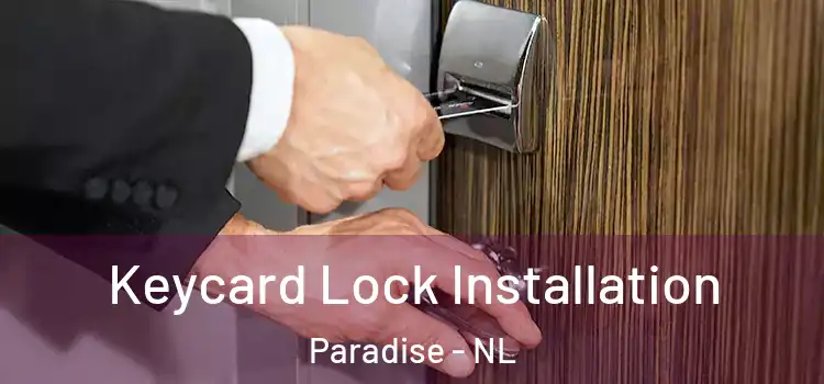 Keycard Lock Installation Paradise - NL