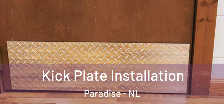 Kick Plate Installation Paradise - NL